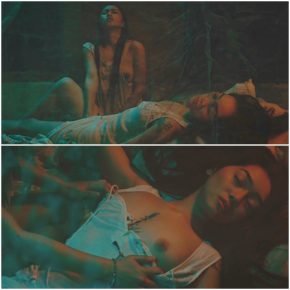 Lesbian sex game with passed out girl