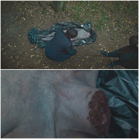 Death fetish scene #805 (naked dead body)