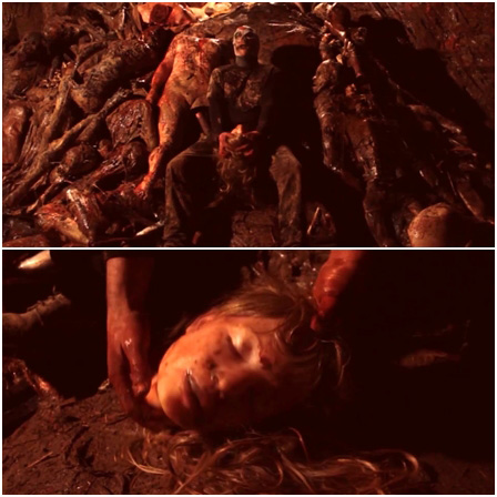 Death fetish scene #815 (head cut off, naked dead woman, necrophilia)