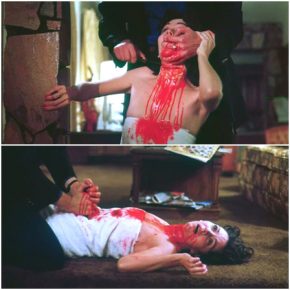 Death fetish scene #816 (cut throat, stabbed, dead woman)
