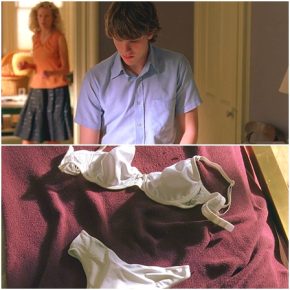 Stepmom caught stepson masturbating on her underwear