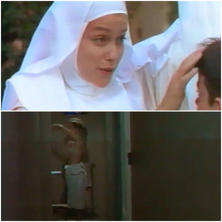 Nun kisses novice who spied on her in the shower