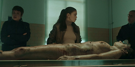 Death fetish scene #1003 (naked dead woman, morgue dead body)