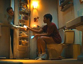 Naomi Ackie toilet pissing scene