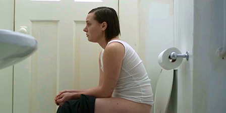 Victoria Bidewell toilet pissing scene