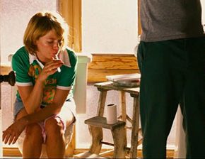 Michelle Williams indoor pissing scene