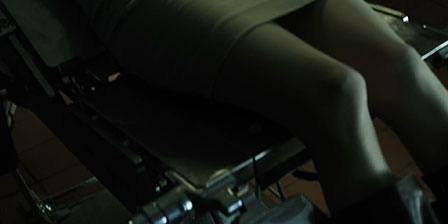 Postmortem pissing scene
