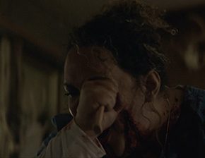 Death fetish scene #1059 (eyes gouged out, suicide, dead woman)