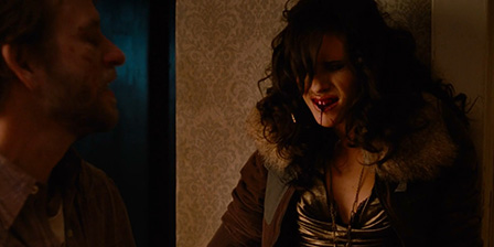 Death fetish scene # 1061(impale, stabbed, dead woman)
