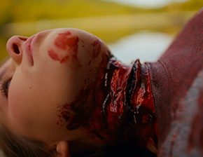Death fetish scene #1063 (dead girl, dead woman, cut throat, throat slit)
