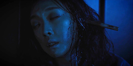 Death fetish scene #1065 (stabbed, suicide by stabbed)