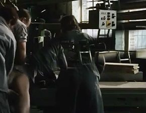 Prison gang rape in workshop