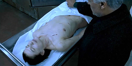 Death fetish scene #1116 (naked dead woman, morgue dead body)