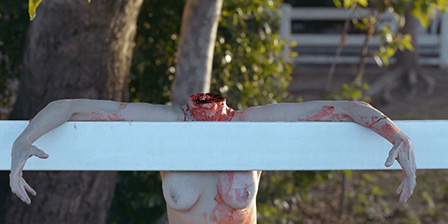 Death fetish scene #1123 (dead girl, dismembering a dead body)