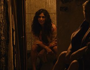 Prostitute pees on red light district