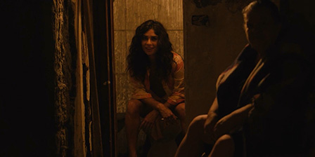 Prostitute pees on red light district