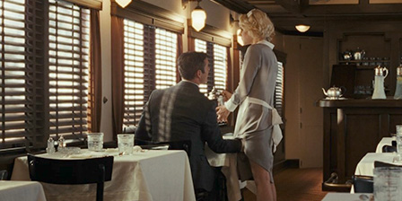 Public molestation of a waitress