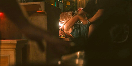 Raped on a bar counter