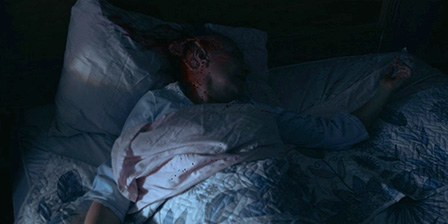 Death fetish scene #1134 (head smashed, dead woman)