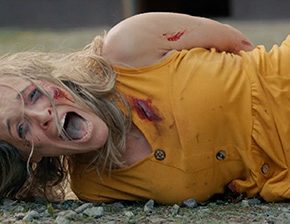 Death fetish scene #1151 (head smashed, dead woman)
