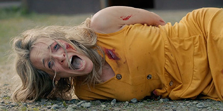 Death fetish scene #1151 (head smashed, dead woman)