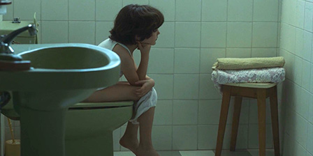 Girl morning urination