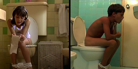 Girl & Boy piss together