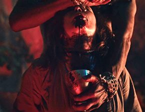 Death fetish scene #1152 (throat slit, cut throat)
