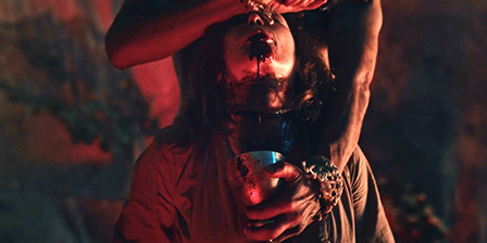Death fetish scene #1152 (throat slit, cut throat)