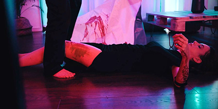 Death fetish scene #1161 (stabbed, strangled)