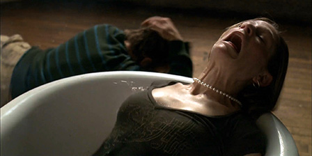 Death fetish scene #1164 (electro torture, dead woman)