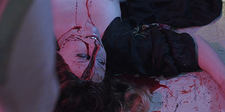 Death fetish scene #1176 (murdered with an axe, dead woman)