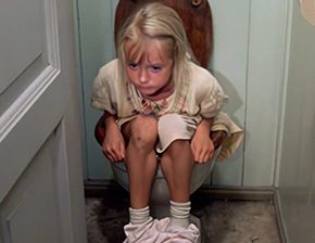 Little Girl toilet pissing scene