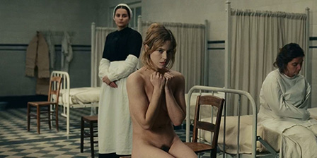 Forced to strip in psycho clinic