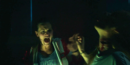 Death fetish scene #1205 (cut throat, throat slit, murdered with an axe)