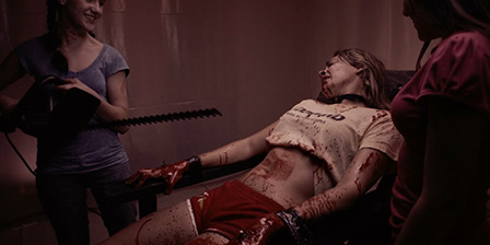 Death fetish scene #1207 (disembowel alive, bound)