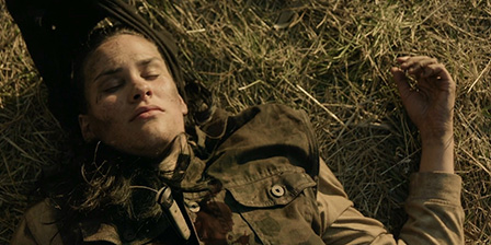 Death fetish scene #1211 (stabbed, dead woman)