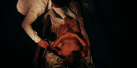 Postmortem rape in a coffin