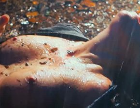 Rape attempt in rainy day