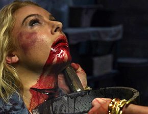 Death fetish scene #1236 (cut throat, throat slit)