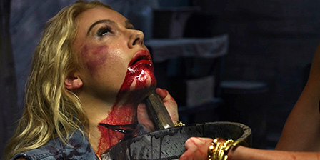 Death fetish scene #1236 (cut throat, throat slit)