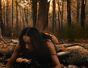 Death fetish scene #1243 (death by arrow, naked dead woman)