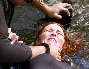 Death fetish scene #1258 (strangulation, drowning)