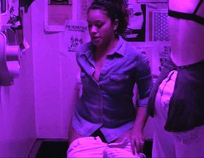 Gina Rodriguez toilet pissing scene