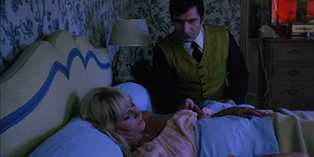 Butler gropes the mistress blackmailing her