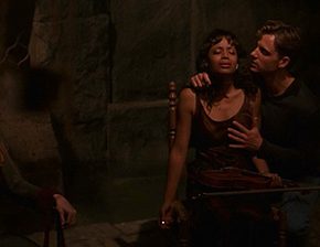 Groped a tits ebony woman