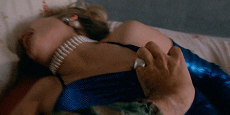 Blue dress lady is raped