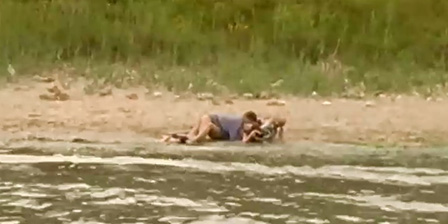 Raped by couple on the seaside