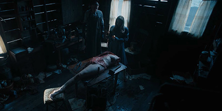 Death fetish scene #1283 (dead woman, disembowelment)