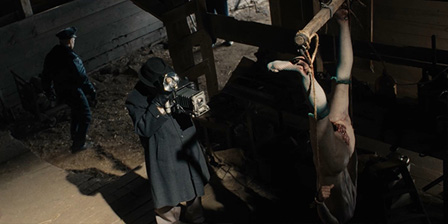 Death fetish scene #1284 (dead woman, disembowelment)